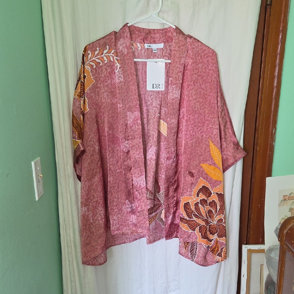 DR2 Floral Lightweight Kimono Robe Top